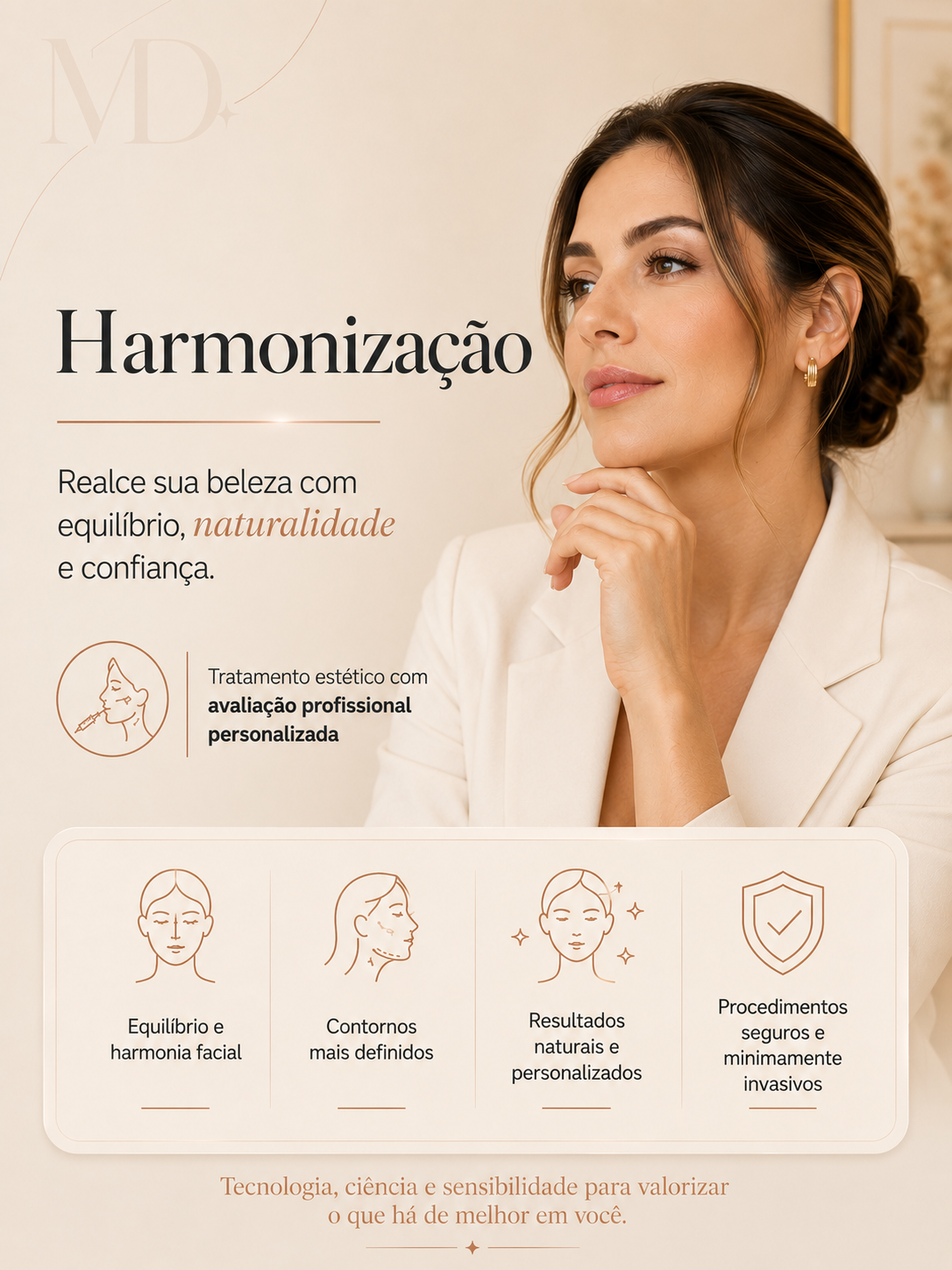 Material visual sobre Harmonização