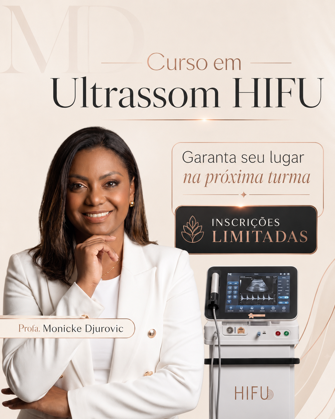 Material visual do Curso de Ultrassom HIFU